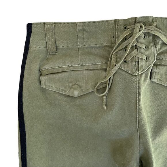 Pam & Gela Double Stripe Pant in Winter Moss - Picture 9 of 10